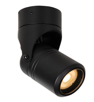 [W4L091305]  SPOT NIORT NOIR GU10 - IP44