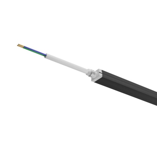 [W4L1060680] XFORT FLEXIBLE SILICONE PROFILE, 14*20*2000mm, W/O SRIPS, for power continuity at 48V DC BK
