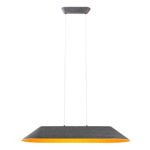 [W4L099971] AKIRA SU LED 23.5W 3000K  DARK GREY/ORANGE (4.1.2)