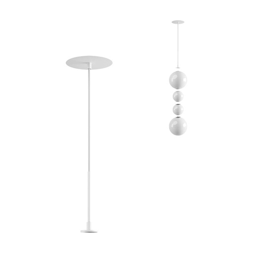 [W4L100032] BILIA SU KIT recessed (driver included max.30W) IP44 SWH  old-130mm