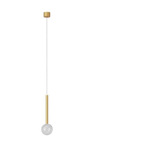 [W4L100043] BOLLA SU LED 8W 2700K/3000K MATT GOLD(5.1.2) TRIAC