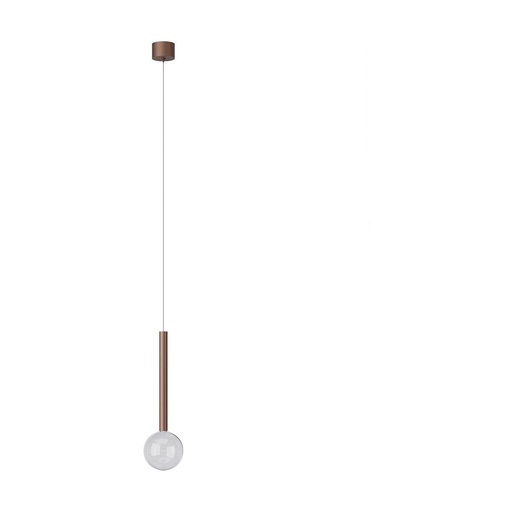 [W4L100044] BOLLA SU LED 8W 2700K/3000K COFFEE(5.1.2) TRIAC