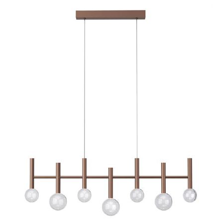 [W4L100047] BOLLA SU LED 32W 2700K/3000K COFFEE (4.1.2) TRIAC