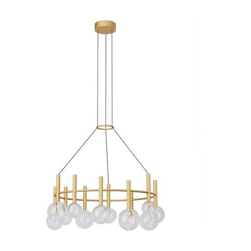 [W4L100055] BOLLA SU LED 53W 2700K/3000K MATT GOLD(4.1.2) TRIAC