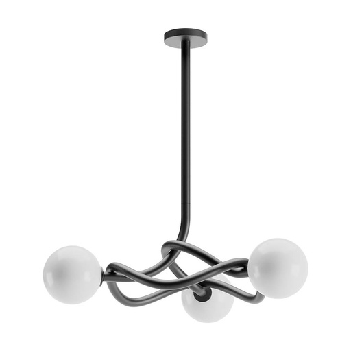 [W4L100134] CONFUSIO SU 3x28W E14 MATT BLACK (4.1.1)