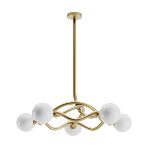 [W4L100135] CONFUSIO SU 5x28W E14 GOLD (4.1.1)