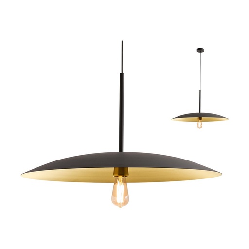 [W4L100259] CYMBAL SU 1X42W E27 D730 SAND BLACK/GOLD (4.1.1)