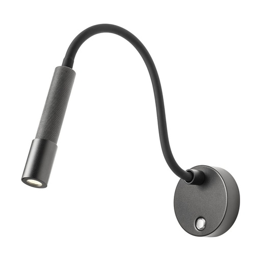 [W4L100371] DRILL AP LED 8W 2700K  BK WITH FLEXIBLE ARM(5.1.2)