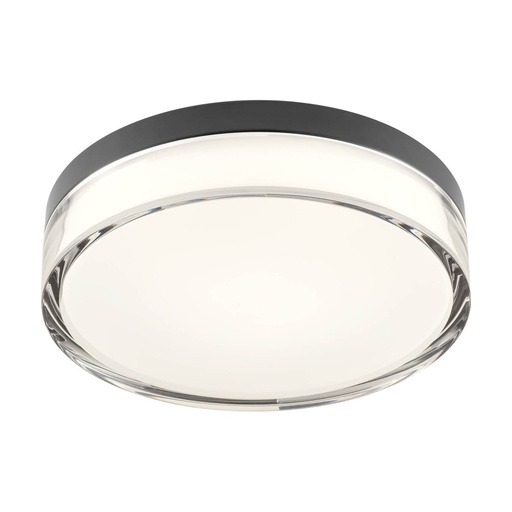[W4L100588] FRISBI PL LED 12W 3000K/4000K D230 IP44  BK(5.1.2)