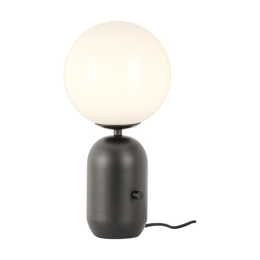 [W4L100612] HELIOS VE 1X28W E14 MATT BLACK/WHITE GLASS D150 (5.1.1)