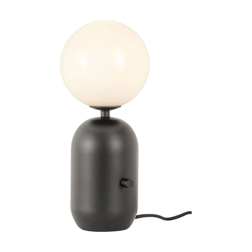 [W4L100614] HELIOS VE 1x42W E27 MATT BLACK /WHITE GLASS D200 (5.1.1)