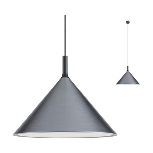 [W4L100768] JAAP SU 1X42W E27 D400 GUN METAL (5.1.1)