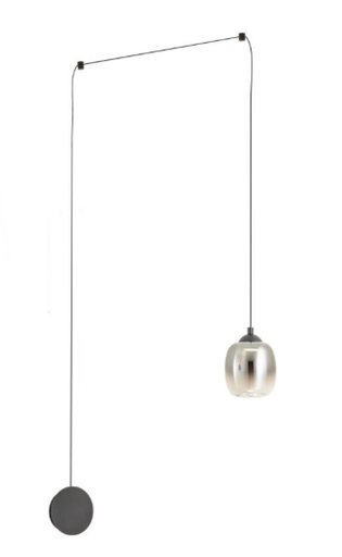 [W4L100815] KHADI AP/SU LED 6W 3000K SMOKE (5.1.2)