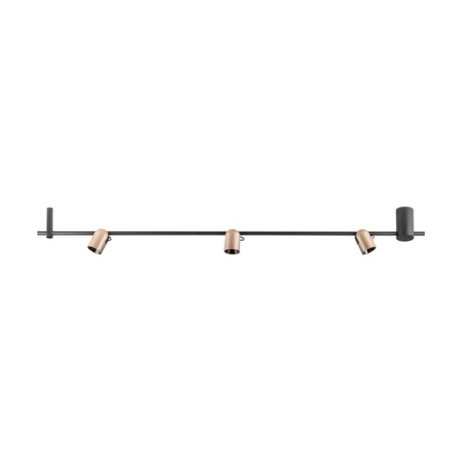 [W4L100824] KOBE AP/PL LED 20W 3000K BK/SILVER COFFEE (4.1.2)