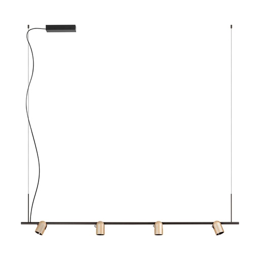 [W4L100829] KOBE AP/PL LED 25W 2700K BK/SILVER COFFEE (5.1.2)TRIAC