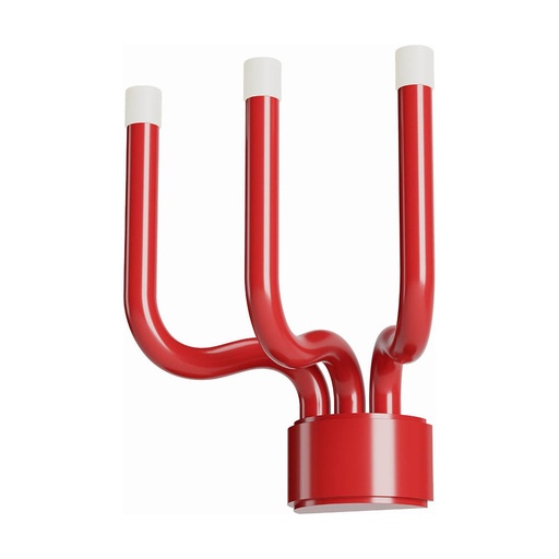 [W4L101965] LUXOR AP LED 12W 3000K L250 RED(5.1.2)