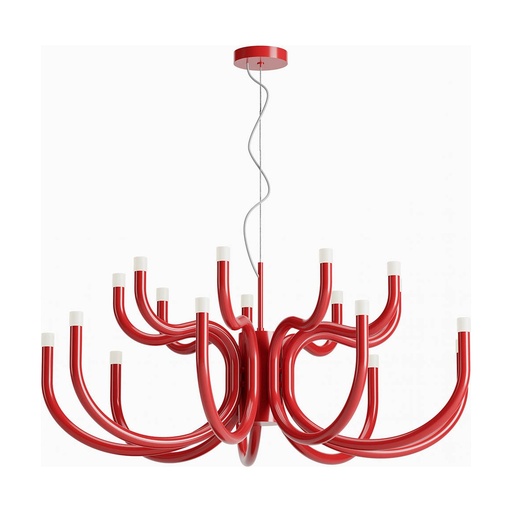 [W4L101971] LUXOR CAND LED 81W 3000K RED(4.1.2)