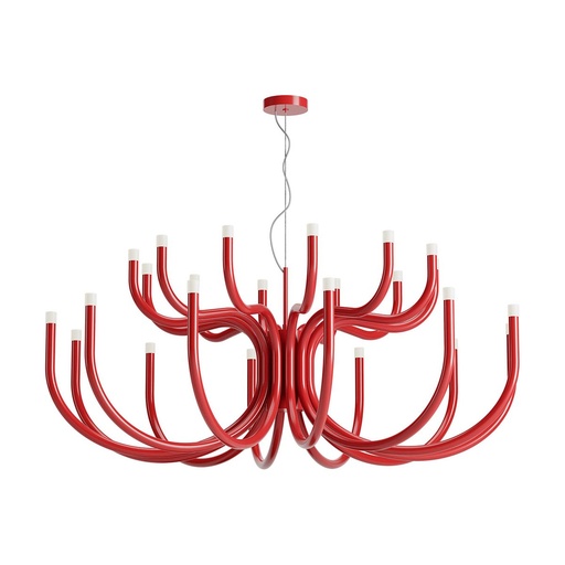 [W4L101975] LUXOR CAND LED 108W 3000K RED(4.1.2)