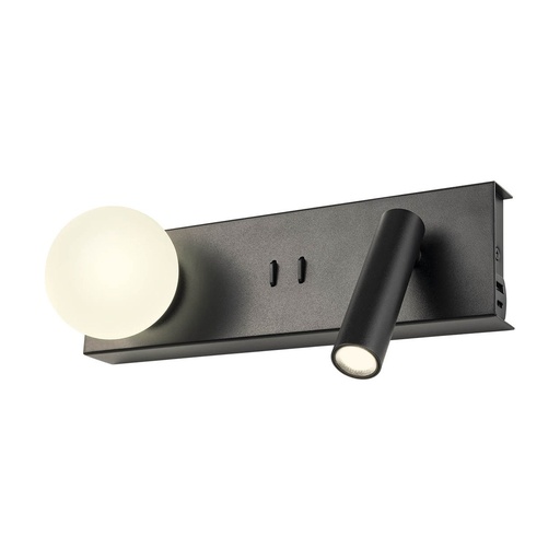 [W4L102117] NORMA AP LONG  LED 5W+3W 3000K  BK(5.1.2)