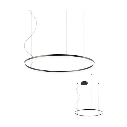 [W4L102247] ORBIT SU LED 55W 4000K D800 SAND BLACK (4.1.2)-TRIAC