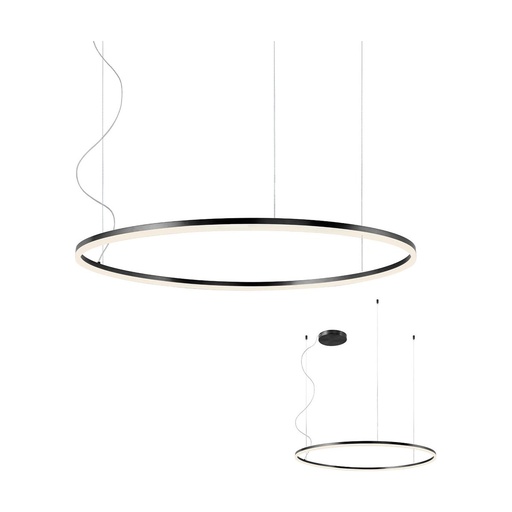 [W4L102338] ORBIT SU LED 66W 4000K D1000 SAND BLACK (4.1.2)-DALI