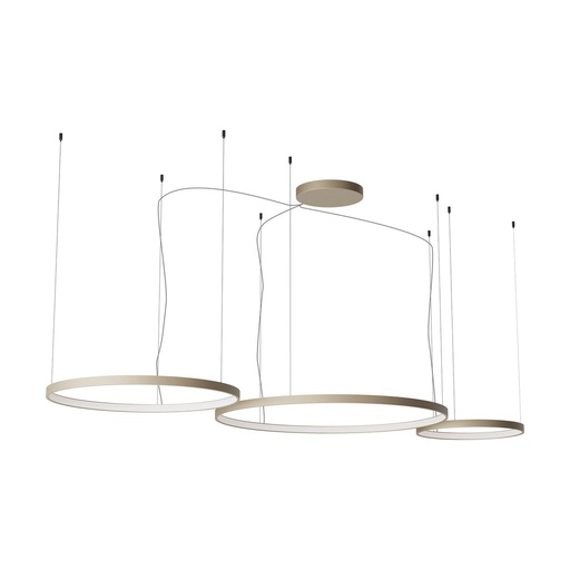 [W4L102403] ORION SU LED D500+750+1000 176W CCT 2700/3000/4000K SILVER COFFEE(4.1.2) (RD)