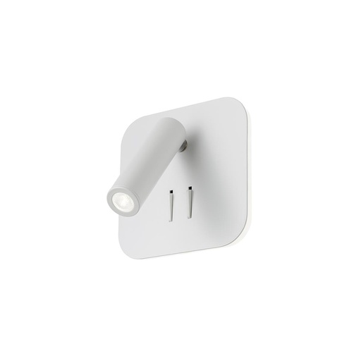 [W4L102543] QUDA AP SQ LED 1x6W+1x3W 3000K WH (5.1.2)