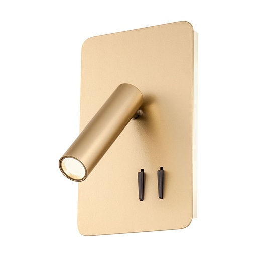 [W4L102547] QUDA AP  SQ LONG LED 1x6W+1x3W 3000K GD (5.1.2)