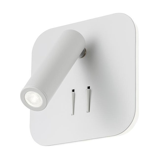 [W4L102550] QUDA AP SQ LED 1x6W+1x3W 2700K WH(5.1.2)