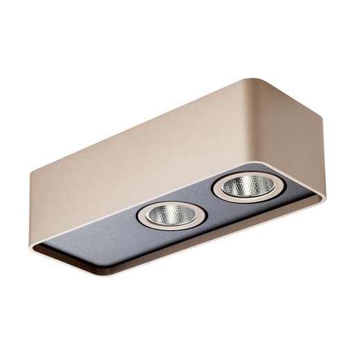 [W4L102719] YUKI PL LED 2X4.5W 2700K SC/BK (5.1.2)TRIAC
