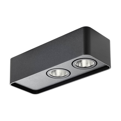 [W4L102721] YUKI PL LED 2X4.5W 2700K MBK (5.1.2)TRIAC