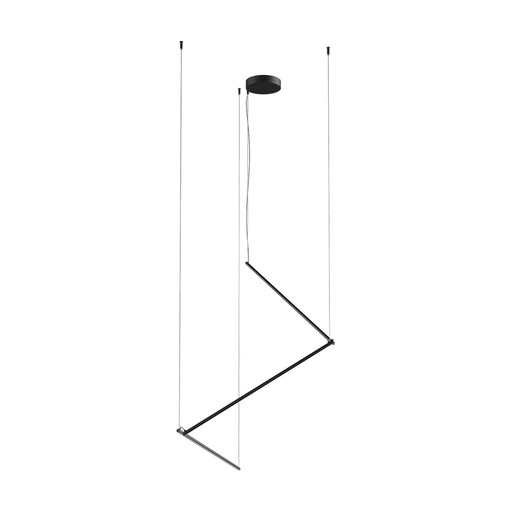 [W4L102762] STICK SU LED D900 36W 3000K SAND BLACK (5.1.2)