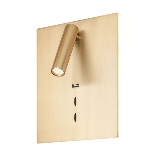 [W4L102890] ZEN AP LED 19W USB 3000K BRUSH BRONZE (5.1.2)
