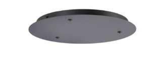 [W4L102919] CANOPY RD D350 3 PENDANTS SAND BLACK