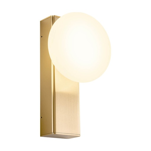 [W4L103036] OVUM AP/PL LED 1X5W 3000/4000K IP44 BRASS(5.1.2)