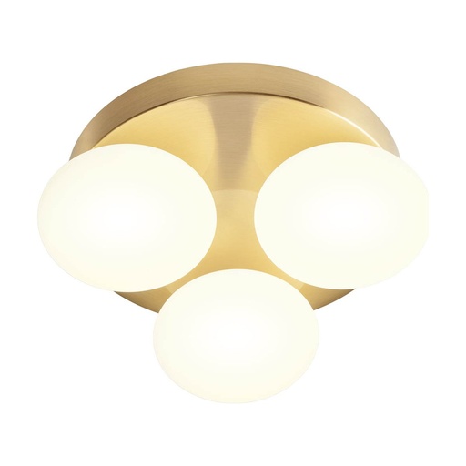 [W4L103039] OVUM PL LED 3X5W 3000/4000K IP44 BRASS (5.1.2)