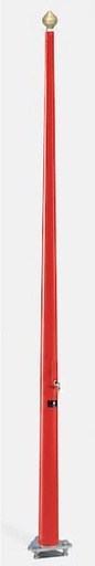 [W4L103113] 8m mât pour drapeau + ISS + optional color • Composite fibre de verre • Base: 115mm - Top: 65mm