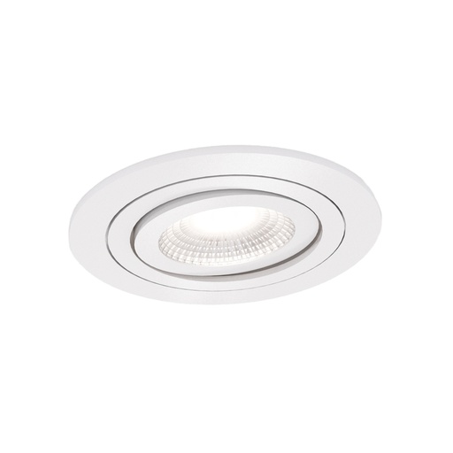 [W4L000391] ADÉLAÏDE Spot Encastré Blanc structuré Lamelles GU10 Max 50W
