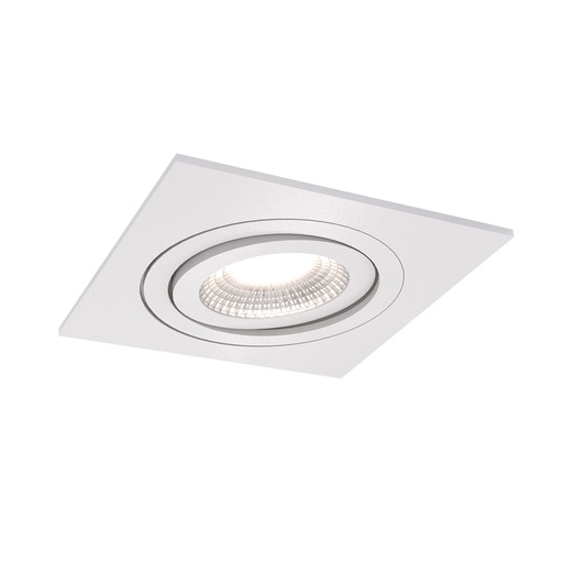 [W4L000397] SILVERSTONE Spot Encastré Blanc structuré Lamelles GU10 Max 50W