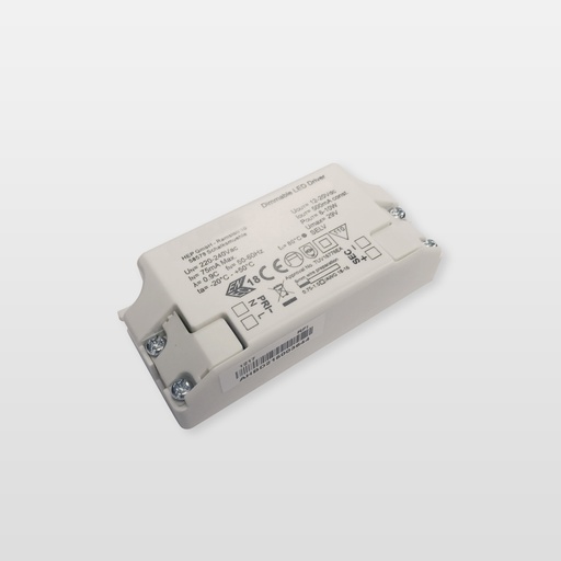 [W4L000520] Alim. LED 10W 500mA Dimmable TRIAC IP20