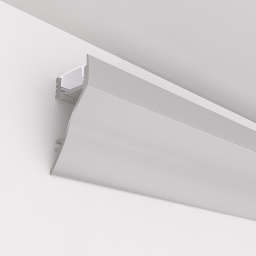 [W4L059642] SINES Profilé Apparent 2m  Aluminium