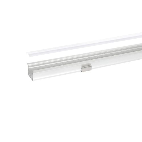[W4L001301] Profil RSL15 blanc 2m plexi mat accessoires inclus