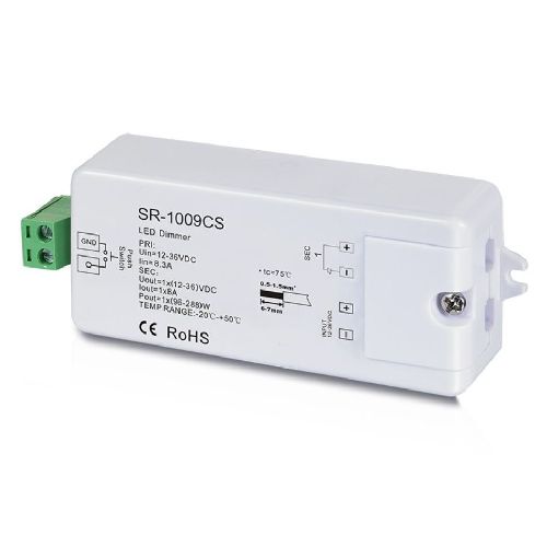 [W4L001400] Récepteur RF ou bouton poussoir PWM 1x8A 12-36VDC