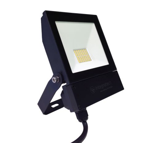 [W4L001472] Led floodlight QT 10W 3000K noir