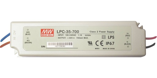 [W4L002170] DRIVER 9-35W 700mA CC IP67 