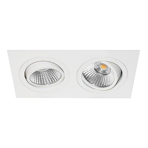 [W4L002278] AL2014 SDX 2x9W 2x900Lm 3000K 38° DIM BLANC MAT