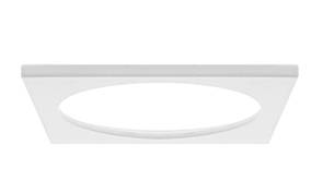 [W4L002657] BAGUE CARREE 105x105mm Blanc mat