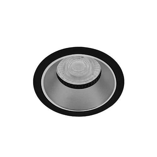 [W4L002814] BALI R GU10 MAX10W PAR16 Noir mat - Argent