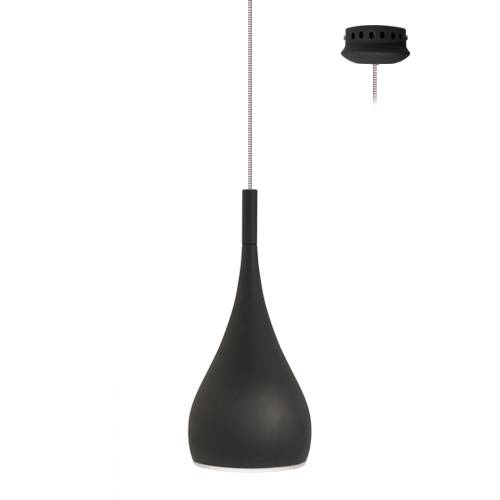 [W4L002854] DROP 360 E27 MAX40W LED/CLA/ECO NOIR MAT