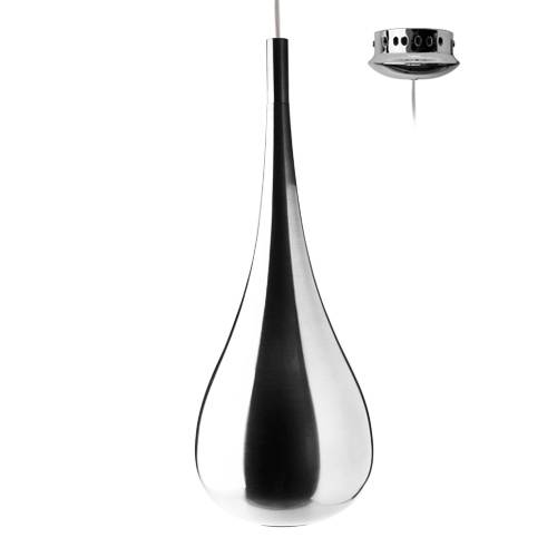 [W4L002856] DROP 520 E27 MAX40W LED/CLA/ECO CHROME